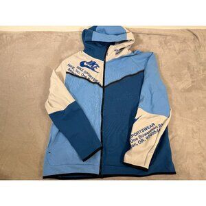 Nike Blue and White Performance Jacket